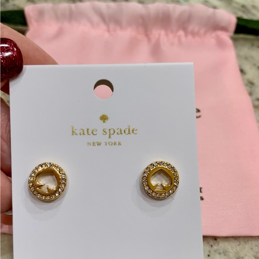 Kate Spade Spade Pave Earrings - Picture 4 of 6